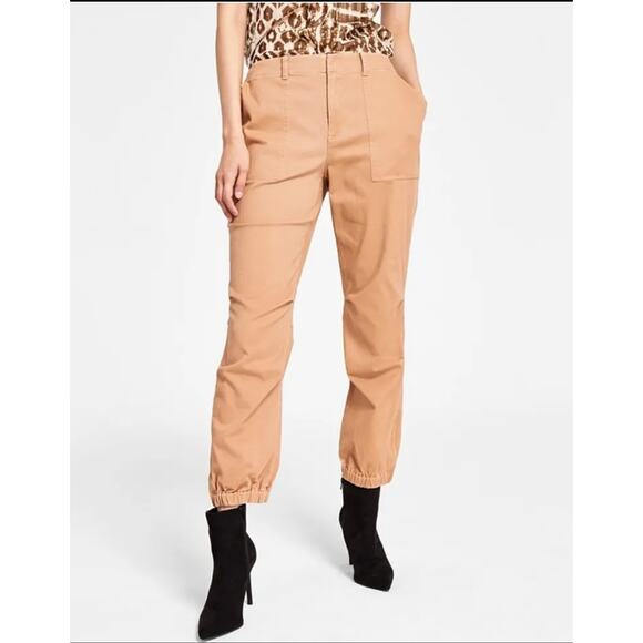 INC International Concepts Cropped Cargo Pants in Baked Clay - 0 - Picture 2 of 9